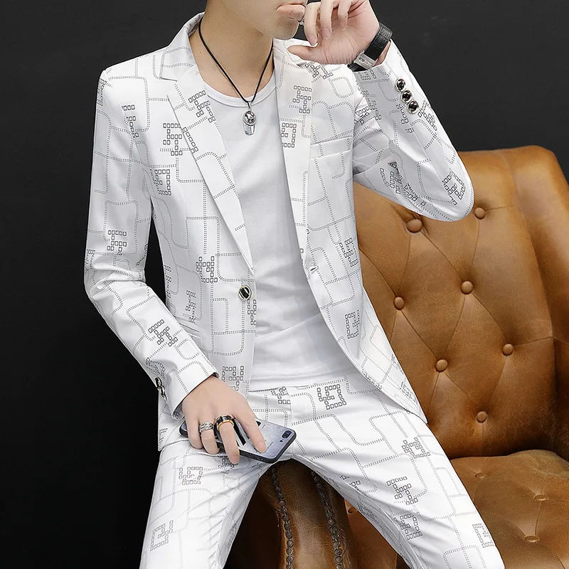 2023New men's (suit + western pants) new fashion and handsome Korean version slim hair stylist small suit youth casual coat tide
2023New men's (suit + western pants) new fashion and handsome Korean version slim hair stylist small suit youth casual coat tide