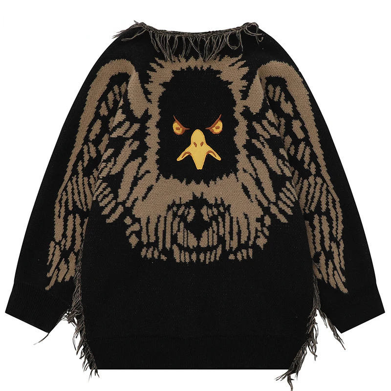 Autumn Men Knitted Cardigan Hip Hop Eagle Graphic Jumper Sweaters 2023 Streetwear Harajuku Fashion Casual Knit Jackets Coats
Autumn Men Knitted Cardigan Hip Hop Eagle Graphic Jumper Sweaters 2023 Streetwear Harajuku Fashion Casual Knit Jackets Coats