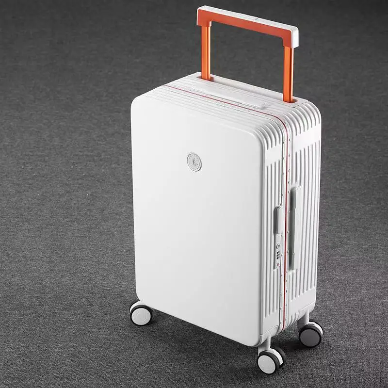 High Grade Aluminum Frame Luggage, Women's Trolley , 20 / 22 / 24 / 26 inch White Luggage, Men's TSA Password Box
High Grade Aluminum Frame Luggage, Women's Trolley , 20 / 22 / 24 / 26 inch White Luggage, Men's TSA Password Box