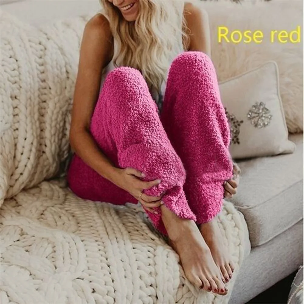 Warm Fleece Pants Women's Casual Home Trousers Coral Fleece Loose Comfortable Plush Pants Autumn Winter Female Clothes
Warm Fleece Pants Women's Casual Home Trousers Coral Fleece Loose Comfortable Plush Pants Autumn Winter Female Clothes