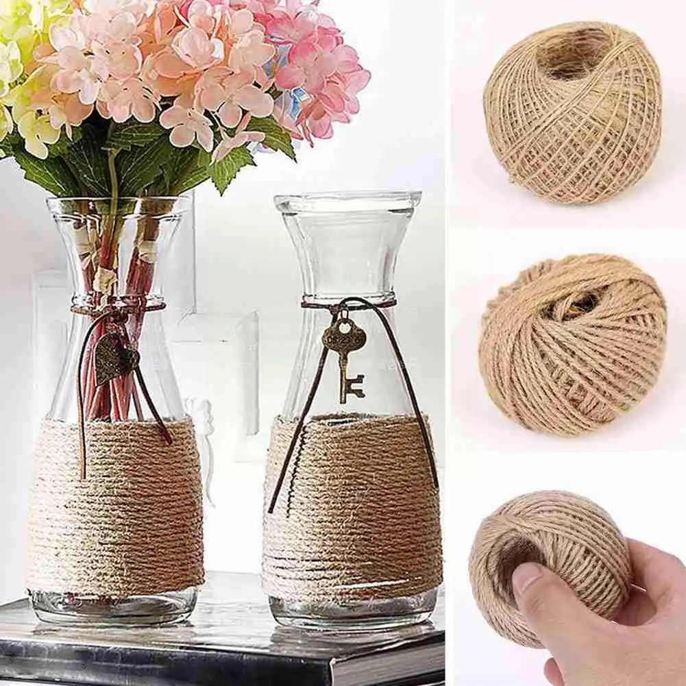 50m Jute Twine Country Rustic Wedding Baby Shower Birthday Party Centerpiece Ribbon Bottle Box Gift Decoration Table Christ M9j2
50m Jute Twine Country Rustic Wedding Baby Shower Birthday Party Centerpiece Ribbon Bottle Box Gift Decoration Table Christ M9j2