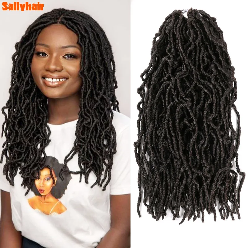 Sallyhair Synchetic Faux Locs Crochet Hair Dreadlocks Hair Black Dark Brown Soft Locs Crochet Braids 18inch 21Strands/Pack
Sallyhair Synchetic Faux Locs Crochet Hair Dreadlocks Hair Black Dark Brown Soft Locs Crochet Braids 18inch 21Strands/Pack