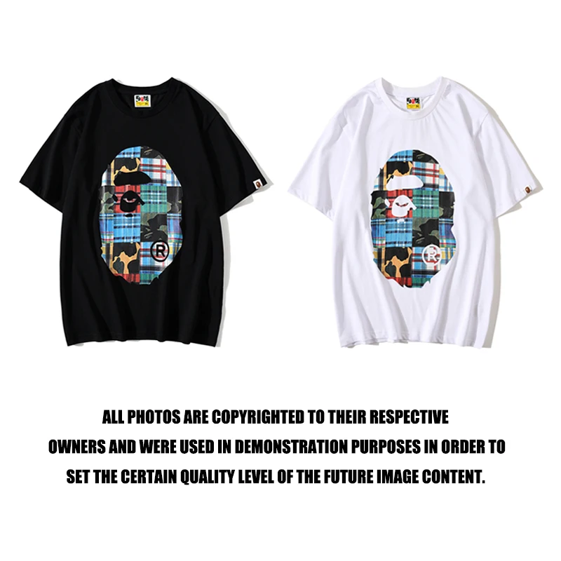 Fashion BAPE Short Sleeve by Bathing Ape 2022 Japanese Tide Brand High Quality Short Sleeve Casual Hip Hop Cotton T-Shirt#03
Fashion BAPE Short Sleeve by Bathing Ape 2022 Japanese Tide Brand High Quality Short Sleeve Casual Hip Hop Cotton T-Shirt#03