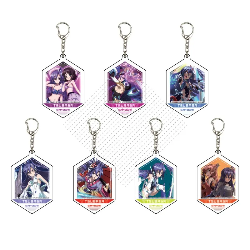 Фижурный брелок для ключей, аниме игрушка Tsubasa, Symphogear, акриловые аксессуары, подвесные модели, подарки
Фижурный брелок для ключей, аниме игрушка Tsubasa, Symphogear, акриловые аксессуары, подвесные модели, подарки