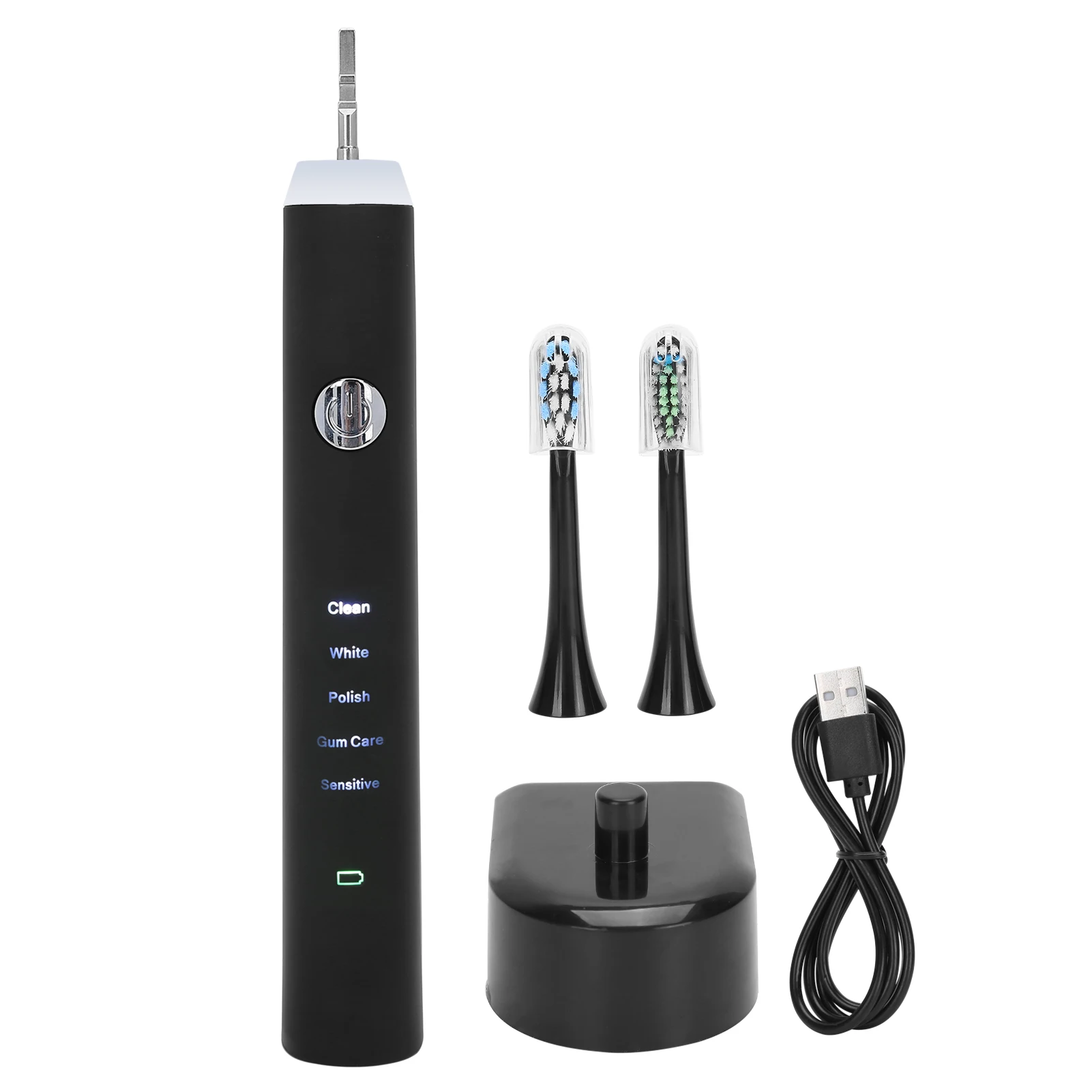 Rechargeable Ultrasonic Electric Toothbrush Vibration Teeth Cleaning Whitening Toothbrush
Rechargeable Ultrasonic Electric Toothbrush Vibration Teeth Cleaning Whitening Toothbrush
