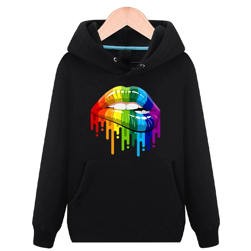 Colorful Lips Print Womens Drawing Hoodies Casual Classic Long Sleeve Pullover Hoodie Female Fashion Sports Hooded & Sweatshirts
Colorful Lips Print Womens Drawing Hoodies Casual Classic Long Sleeve Pullover Hoodie Female Fashion Sports Hooded & Sweatshirts