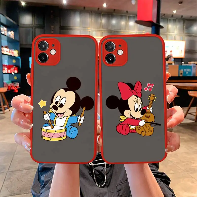 Disney Mickey Minnie Donald Duck Phone Case For iphone 13 12 11 Pro Mini Max XS X 8 7 Plus SE 2020 XR Matte Light red Cover
Disney Mickey Minnie Donald Duck Phone Case For iphone 13 12 11 Pro Mini Max XS X 8 7 Plus SE 2020 XR Matte Light red Cover