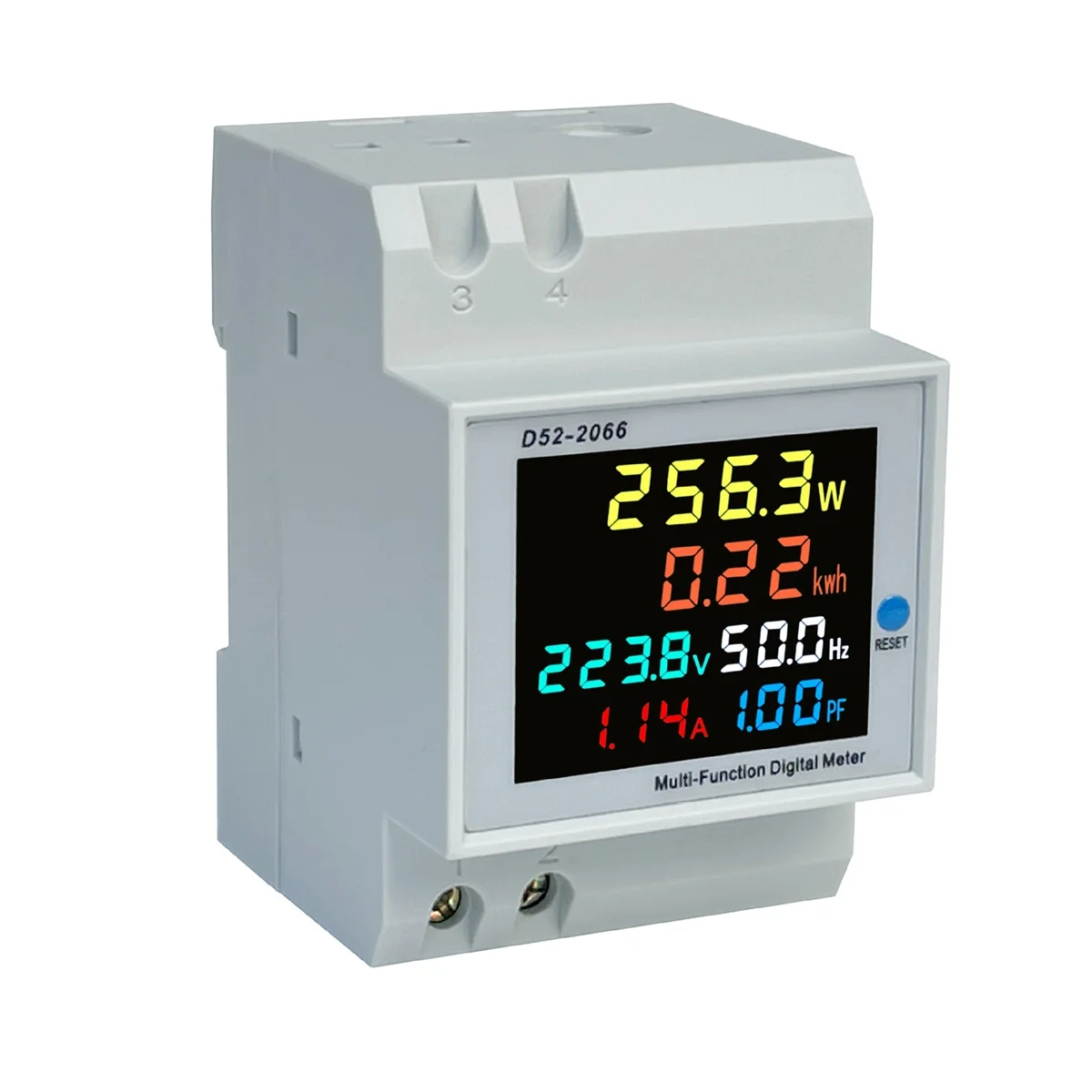 Din Rail Digital Voltmeter Current Wattmeter Electric Energy KWh Meter Frequency Volt Amp Monitor Built-in CT
Din Rail Digital Voltmeter Current Wattmeter Electric Energy KWh Meter Frequency Volt Amp Monitor Built-in CT