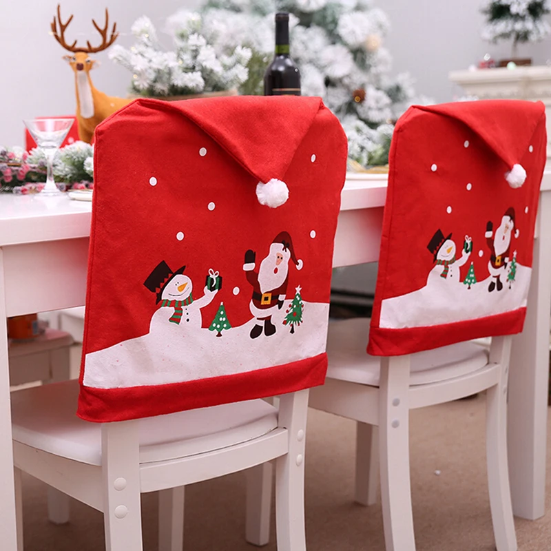 1pcs Christmas Decoration Chair Covers Dining Seat Santa Claus Home Party Decor Cloth
1pcs Christmas Decoration Chair Covers Dining Seat Santa Claus Home Party Decor Cloth