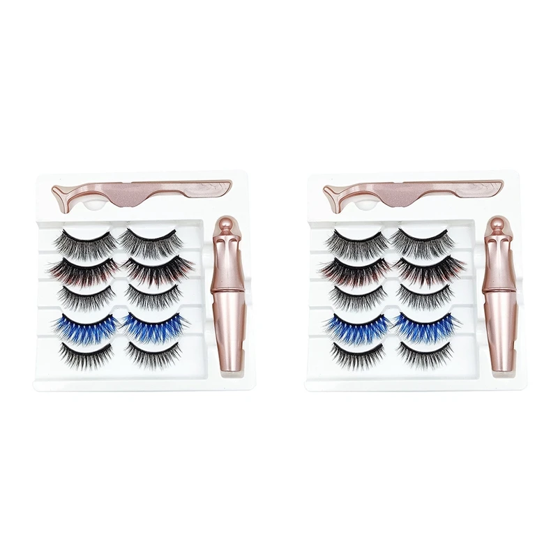 10 Pairs Of Mixed Style Color Magnetic False Eyelashes Waterproof Eyeliner Tweezers Set Thick Magnetic False Eyelashes
10 Pairs Of Mixed Style Color Magnetic False Eyelashes Waterproof Eyeliner Tweezers Set Thick Magnetic False Eyelashes