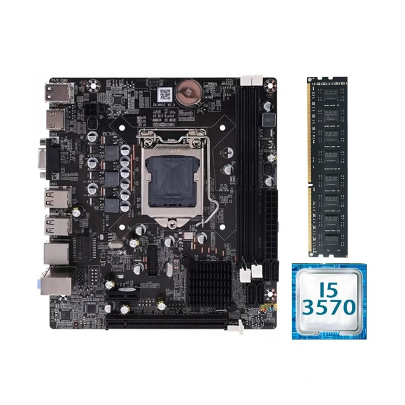 HOT-B75 LGA 1155 Motherboard Set With Core I5 3570 CPU 8GB 1600Mhz DDR3 Memory SATA III USB 3.0 Mianboard Combination
HOT-B75 LGA 1155 Motherboard Set With Core I5 3570 CPU 8GB 1600Mhz DDR3 Memory SATA III USB 3.0 Mianboard Combination