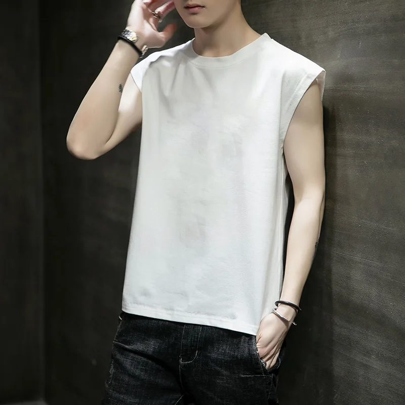Mens Tank Top Cotton Sleeveless blouse Casual Vest Men Bodybuilding Bottoming Undershirt Camiseta Sin Mangas Deporte Hombre
Mens Tank Top Cotton Sleeveless blouse Casual Vest Men Bodybuilding Bottoming Undershirt Camiseta Sin Mangas Deporte Hombre