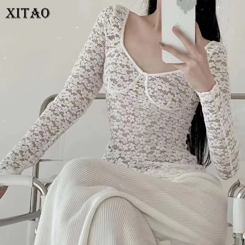 XITAO Solid Lace Pullover T-Shirts Women Korea 2022 Spring New Personality Fashion Loose V-neck Full Sleeve T-Shirts WMD4622
XITAO Solid Lace Pullover T-Shirts Women Korea 2022 Spring New Personality Fashion Loose V-neck Full Sleeve T-Shirts WMD4622