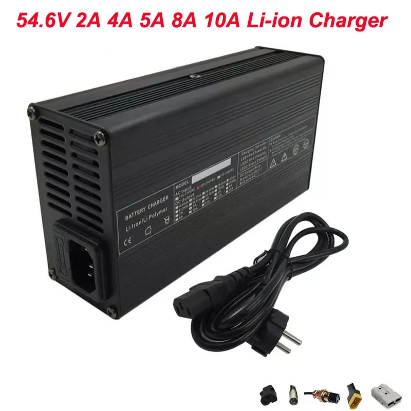 48V 54.6V 2A 4A 5A 8A 10A Li ion Ebike Battery Charger 13S 48 Volt Bike Scooter Forklift Lithium Charger 
48V 54.6V 2A 4A 5A 8A 10A Li ion Ebike Battery Charger 13S 48 Volt Bike Scooter Forklift Lithium Charger