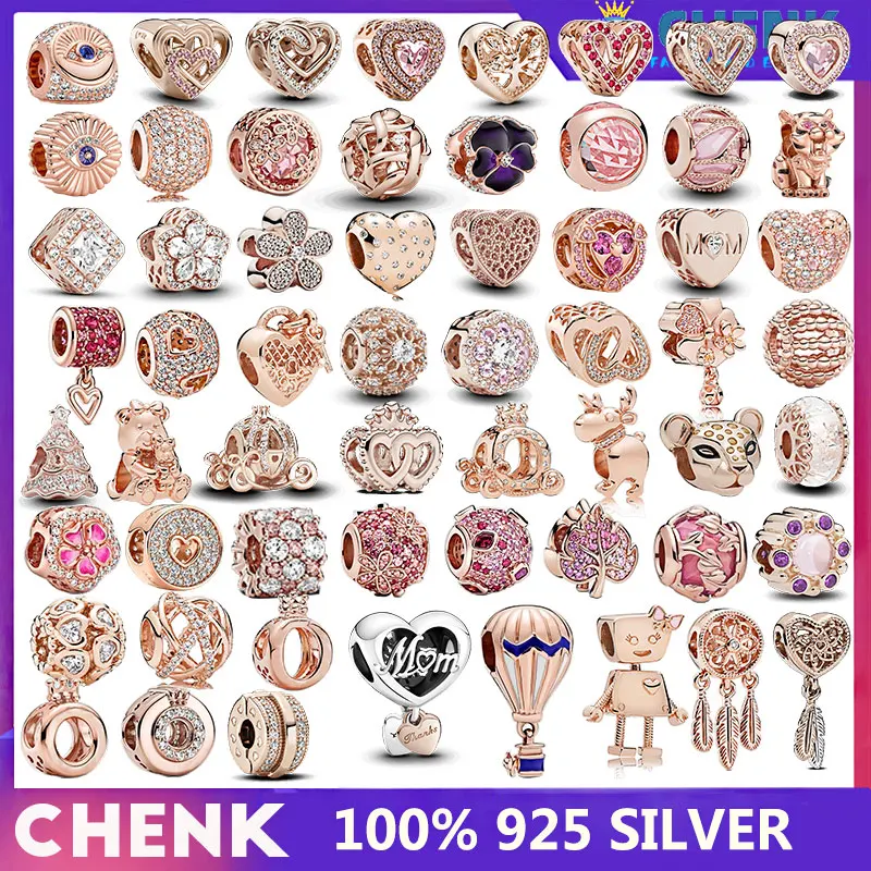 charm2 925 Sterling Silver Classic Rose Charm Fit Original Design Bracelet Advanced Fadeless Production Process Charm For Women
charm2 925 Sterling Silver Classic Rose Charm Fit Original Design Bracelet Advanced Fadeless Production Process Charm For Women