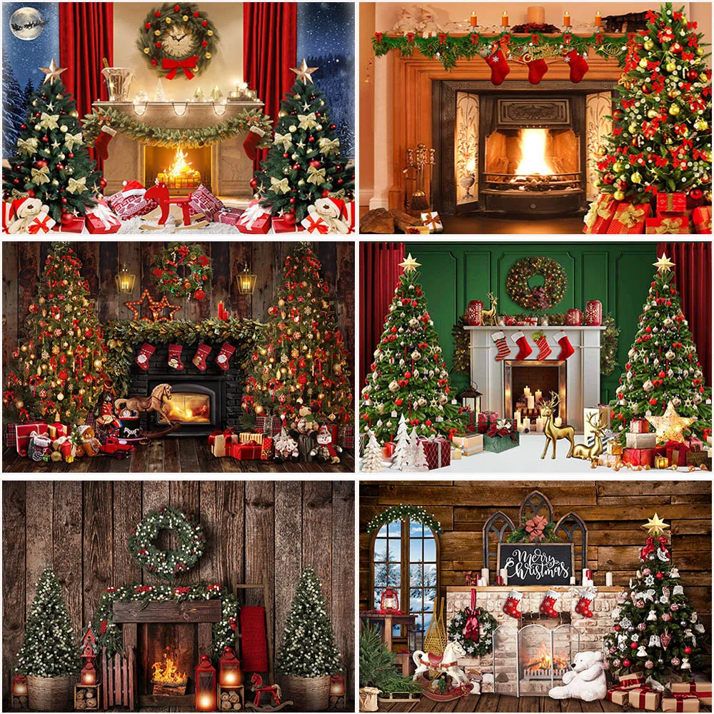 Vintage Fireplace Christmas Photography Backdrops Child Kids Portrait Photographic Studio Photo Backgrounds Xmas Tree Sock Props
Vintage Fireplace Christmas Photography Backdrops Child Kids Portrait Photographic Studio Photo Backgrounds Xmas Tree Sock Props