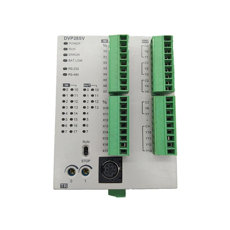 Newest design Original DVP28SV11T2 DC24V PLC 16DI 12DO triode programmable controller PLC module
Newest design Original DVP28SV11T2 DC24V PLC 16DI 12DO triode programmable controller PLC module