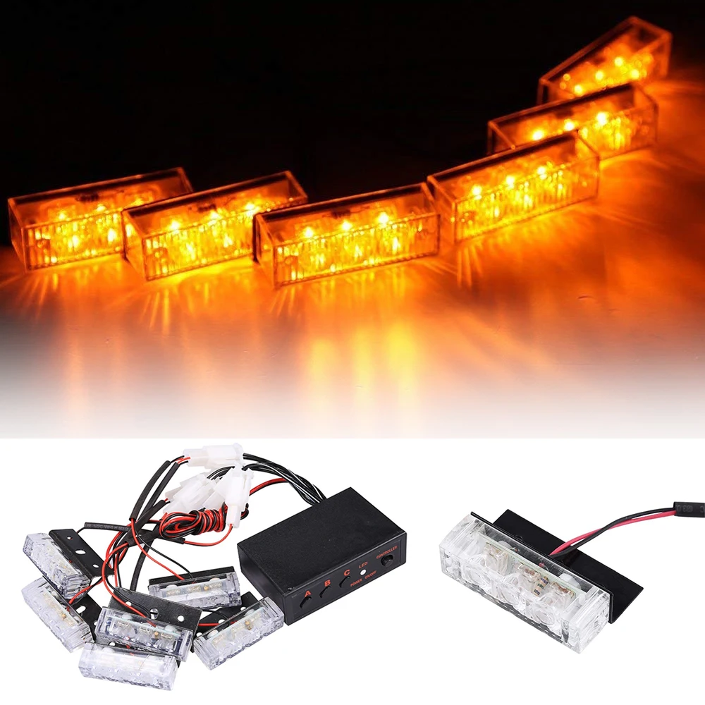 Car Emergency Flashing Lights Front Deck Grille flashing lights Danger Police Warning Daytime Running lights
Car Emergency Flashing Lights Front Deck Grille flashing lights Danger Police Warning Daytime Running lights