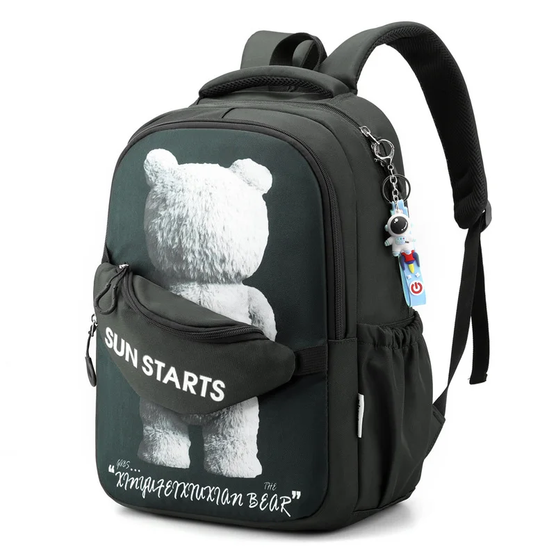 Waterproof Bear Print Kids Backpack Children School Bags for Boys Orthopedic School Backpack Primary Schoolbag Book Bag Mochila
Waterproof Bear Print Kids Backpack Children School Bags for Boys Orthopedic School Backpack Primary Schoolbag Book Bag Mochila