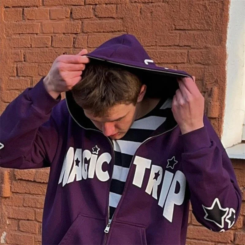 Hip Hop Men Sweatshirt Hoodie Star Letter Printed Streetwear Harajuku Y2k clothing Pullover Winter Fall Hoodie Casual Zip Jacket
Hip Hop Men Sweatshirt Hoodie Star Letter Printed Streetwear Harajuku Y2k clothing Pullover Winter Fall Hoodie Casual Zip Jacket