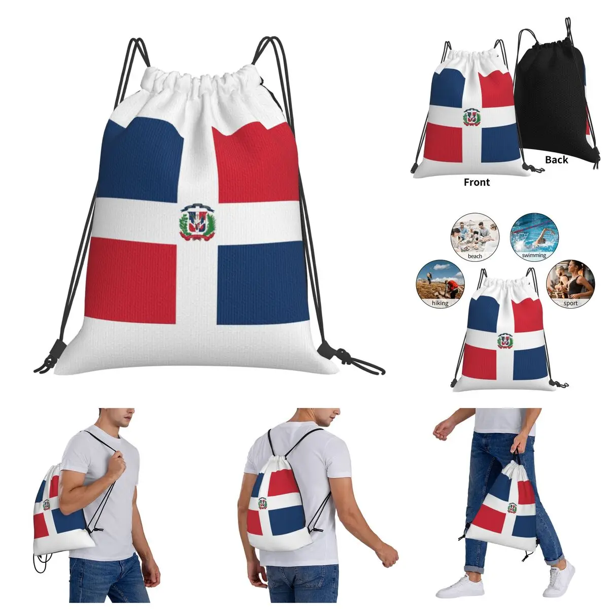 Backpack Funny Geek Drawstring Bags Gym Bag Dominican Republic Flag Canvas Print Funny Graphic Drawstring Backpack
Backpack Funny Geek Drawstring Bags Gym Bag Dominican Republic Flag Canvas Print Funny Graphic Drawstring Backpack