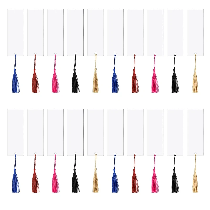 20Pcs Plastic Craft Transparent Blank Acrylic Book Markers with 5 Color Drop shipping
20Pcs Plastic Craft Transparent Blank Acrylic Book Markers with 5 Color Drop shipping