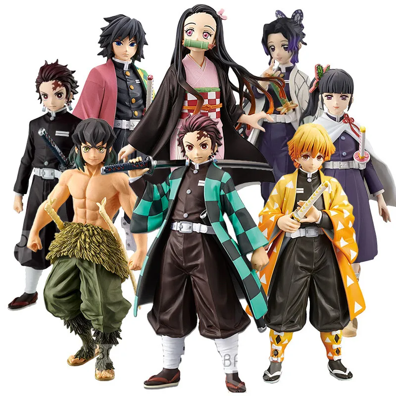 Anime Demon Slayer Figure Kamado Tanjirou Nezuko Action Figures PVC Model Toys Zenitsu Figurine Inosuke Kimetsu No Yaiba Figura
Anime Demon Slayer Figure Kamado Tanjirou Nezuko Action Figures PVC Model Toys Zenitsu Figurine Inosuke Kimetsu No Yaiba Figura