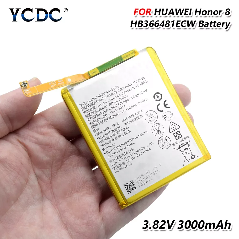 3000 mAh Phone Battery HB366481ECW for Honor 5C 7 8 Lite High Quality Replacement Bateria Rechargeable Batteries Mobile
3000 mAh Phone Battery HB366481ECW for Honor 5C 7 8 Lite High Quality Replacement Bateria Rechargeable Batteries Mobile