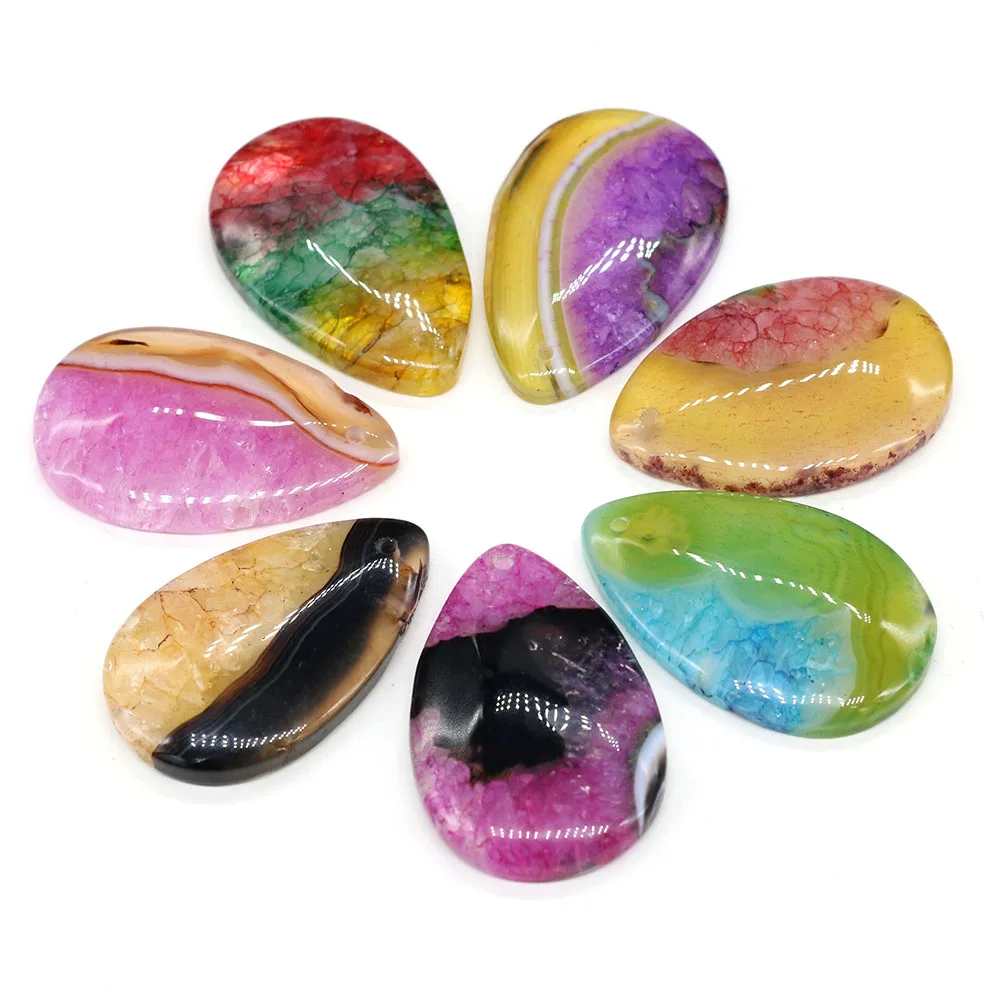 Natural Stone Pendant Water Drop Shape Two-Tone Agate Exquisite Charms For Jewelry Making DIY Bracelet Necklace Accessories
Natural Stone Pendant Water Drop Shape Two-Tone Agate Exquisite Charms For Jewelry Making DIY Bracelet Necklace Accessories
