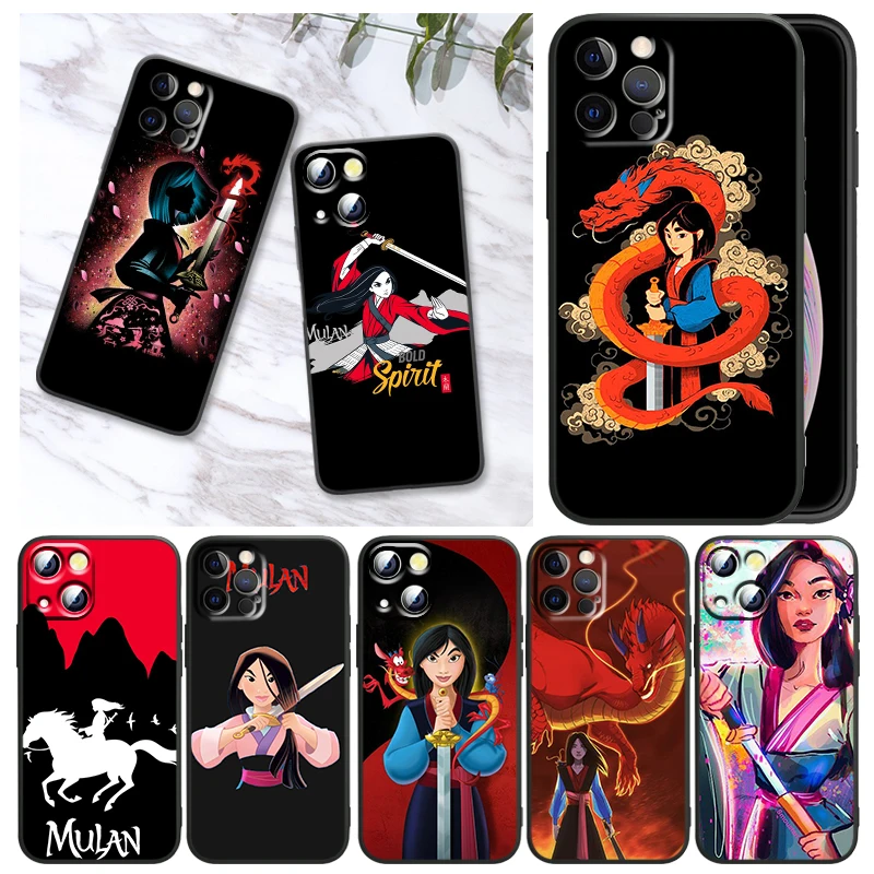 Princess mulan For Apple iPhone 14 13 12 Mini 11 XS Pro Max X XR 8 7 6 Plus SE 2020 5 Black Phone Case Funda Capa Silicone Cover
Princess mulan For Apple iPhone 14 13 12 Mini 11 XS Pro Max X XR 8 7 6 Plus SE 2020 5 Black Phone Case Funda Capa Silicone Cover