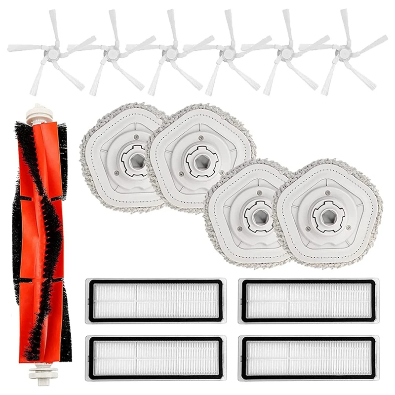 For Dreame W10 W10 Pro Robot Vacuum Cleaner Main Side Brush Hepa Filter Mop Cloth Pads Accessory Set
For Dreame W10 W10 Pro Robot Vacuum Cleaner Main Side Brush Hepa Filter Mop Cloth Pads Accessory Set