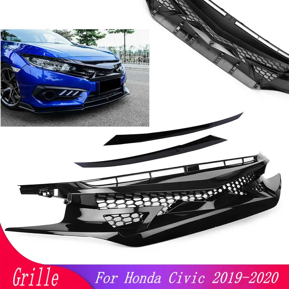 Car Accessory Front Bumper Raptor Grille Centre Panel Upper Grill For Honda Civic 2019 2020 10th GEN ABS Gloss Black
Car Accessory Front Bumper Raptor Grille Centre Panel Upper Grill For Honda Civic 2019 2020 10th GEN ABS Gloss Black