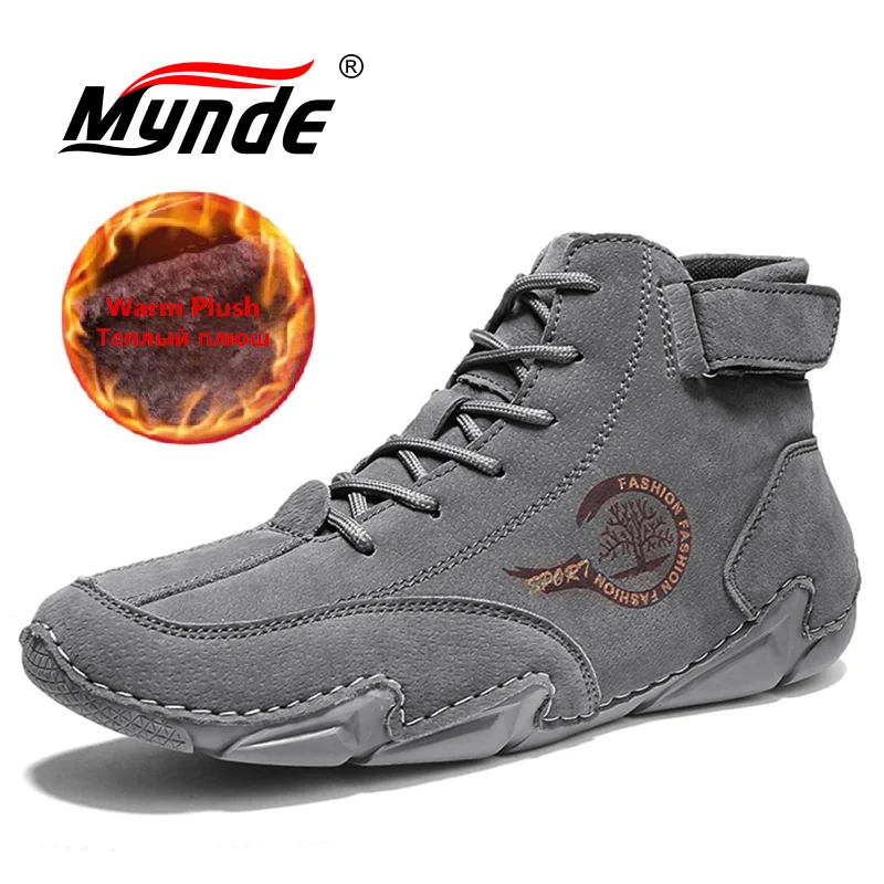 High Quality Leather Autumn Winter Men Shoes Warm Plush Snow Boots Outdoor Fur Motorcycle Boots Ankle Boots Men's Western Boots
High Quality Leather Autumn Winter Men Shoes Warm Plush Snow Boots Outdoor Fur Motorcycle Boots Ankle Boots Men's Western Boots
