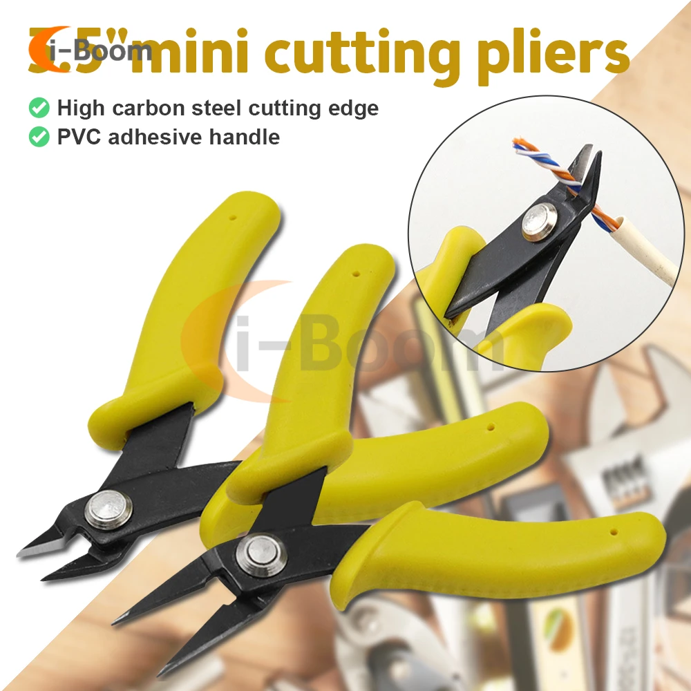 3.5 Inch Mini Diagonal Pliers Electronic Pliers Crimper Wire Pliers Electrical Wire Cable Cutting Cutter Electrician Hand Tool
3.5 Inch Mini Diagonal Pliers Electronic Pliers Crimper Wire Pliers Electrical Wire Cable Cutting Cutter Electrician Hand Tool