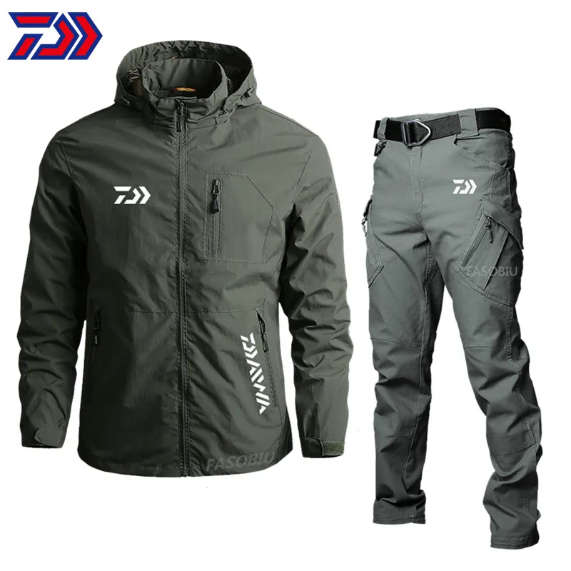 Daiwa Men's Spring Autumn Climbing Fishing Suits Thin Hooded Coats Outdoor Windproof Quick Drying Riding Camping Mountaineerin
Daiwa Men's Spring Autumn Climbing Fishing Suits Thin Hooded Coats Outdoor Windproof Quick Drying Riding Camping Mountaineerin
