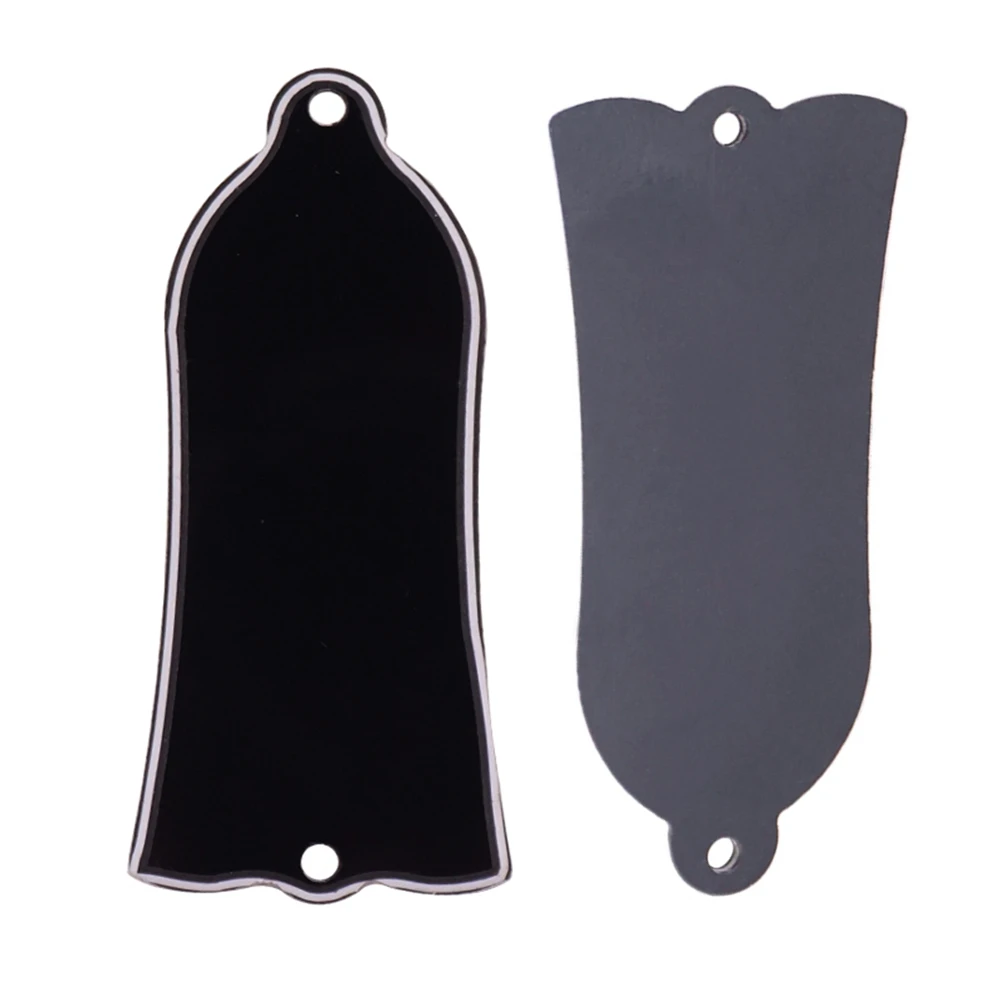 2 Holes 3-Ply Bell Truss Rod Cover For Gibson SG LP Electric Guitar Bass PVC Electric Guitars Truss Rod Cover Black
2 Holes 3-Ply Bell Truss Rod Cover For Gibson SG LP Electric Guitar Bass PVC Electric Guitars Truss Rod Cover Black