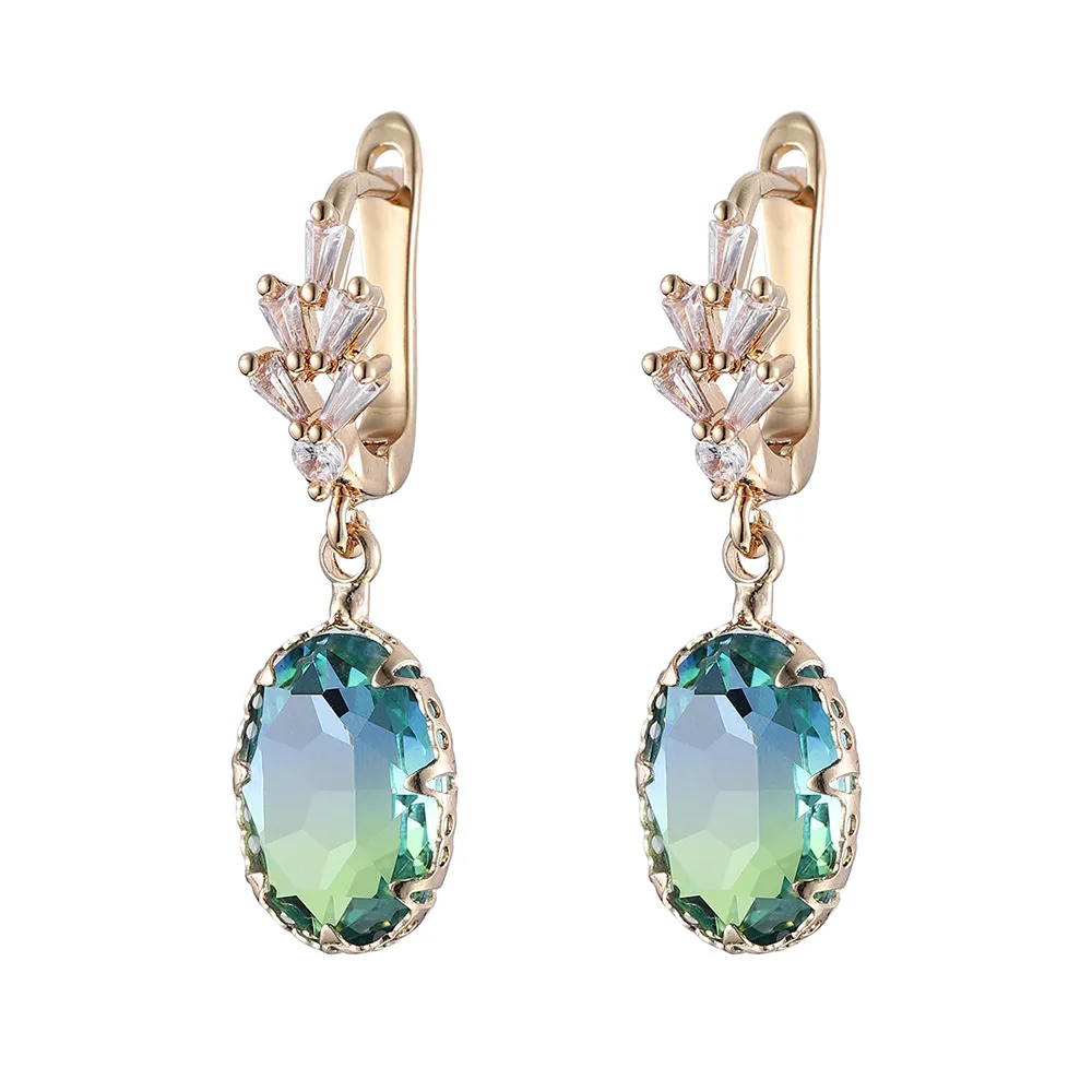 2022 New Fashion Green Bright Oval Drop Earrings Earrings Set Zircon Vintage Jewelry Fashion Drop Earrings
2022 New Fashion Green Bright Oval Drop Earrings Earrings Set Zircon Vintage Jewelry Fashion Drop Earrings