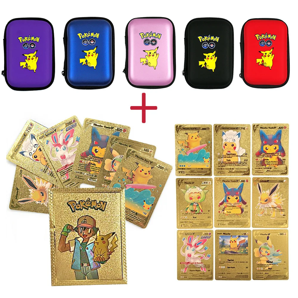 Hottest Pokemon Cards 10PCS 150 Patterns Not Repeating Metal Gold Vmax GX Charizard Pikachu Rare Collection Battle Toys Gift
Hottest Pokemon Cards 10PCS 150 Patterns Not Repeating Metal Gold Vmax GX Charizard Pikachu Rare Collection Battle Toys Gift
