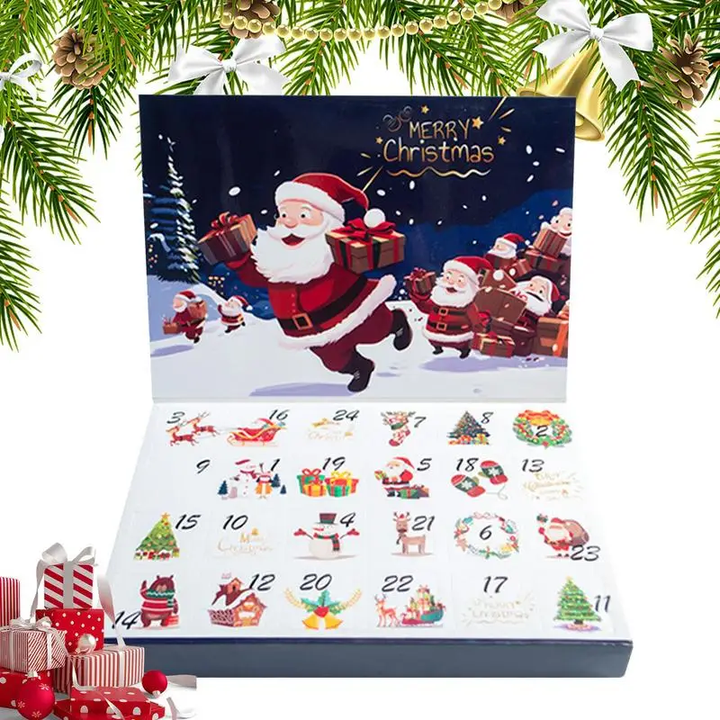 Fillable Christmas Advent Calendar Boxes Countdown DIY 24 Days Gift Boxes Festival Calendar Box for Annual Meeting Favor
Fillable Christmas Advent Calendar Boxes Countdown DIY 24 Days Gift Boxes Festival Calendar Box for Annual Meeting Favor