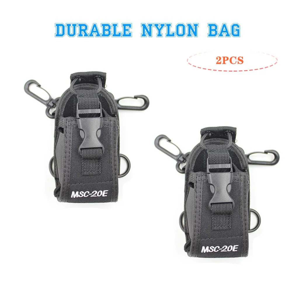 2PCS MSC-20E Portable Walkie Talkie Nylon Case Cover Handsfree Holder for Walkie Talkie Baofeng UV-5R UV-82 TYT Woxun Radio
2PCS MSC-20E Portable Walkie Talkie Nylon Case Cover Handsfree Holder for Walkie Talkie Baofeng UV-5R UV-82 TYT Woxun Radio