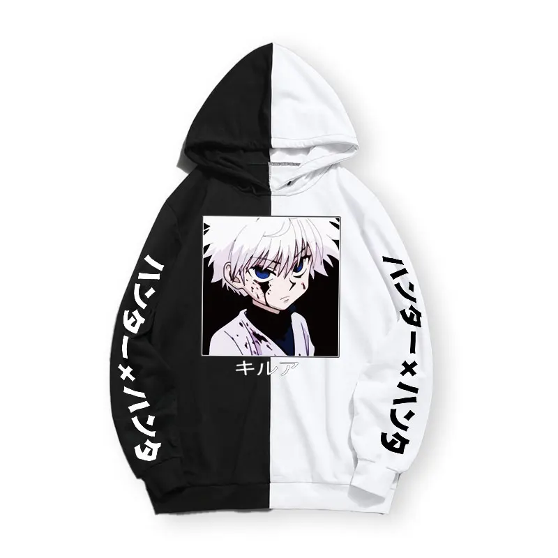 2022 японская толстовка с капюшоном Hunter X Hunter Killua в стиле японского аниме, мужские свитшоты в стиле Харадзюку, милая уличная одежда HXH7
2022 японская толстовка с капюшоном Hunter X Hunter Killua в стиле японского аниме, мужские свитшоты в стиле Харадзюку, милая уличная одежда HXH7