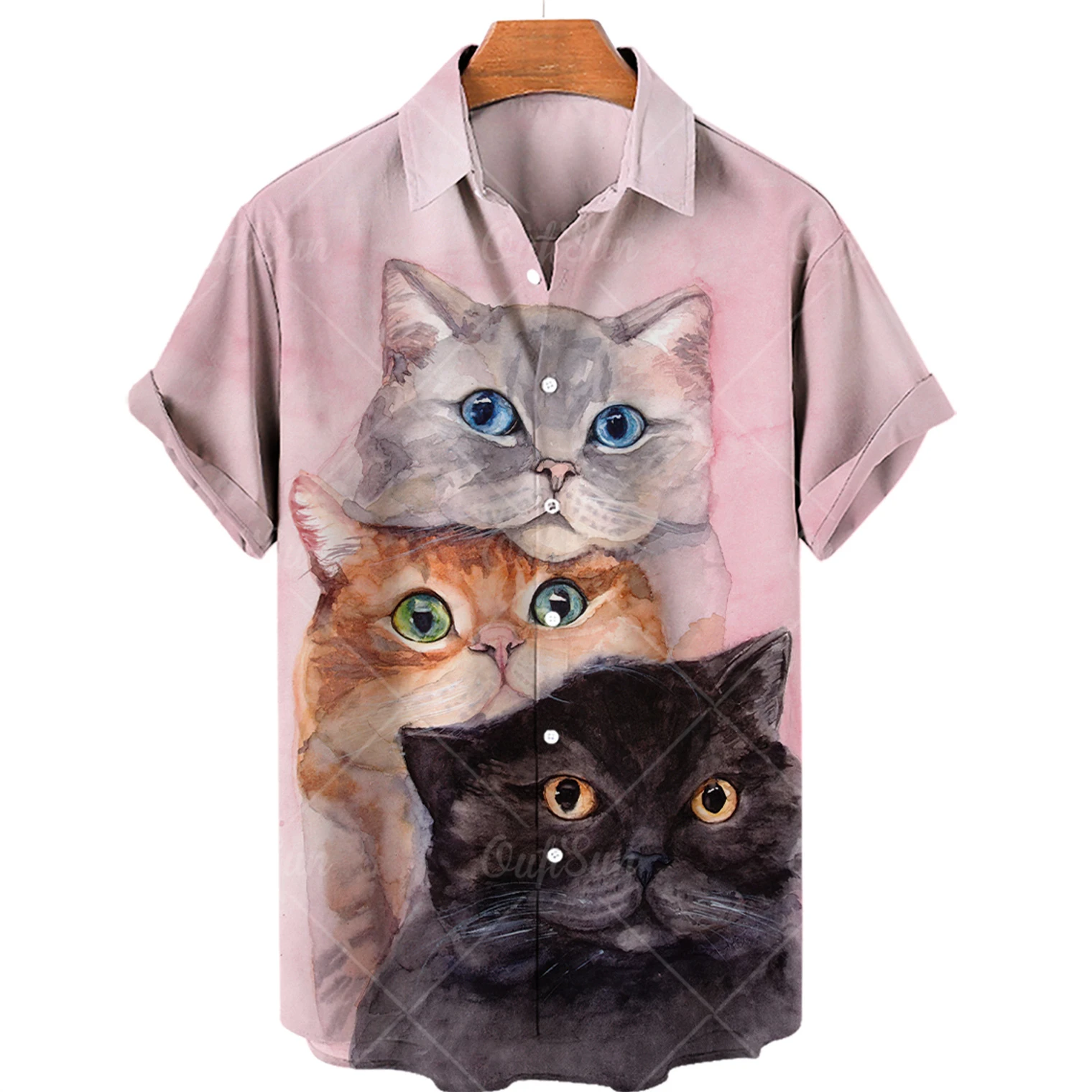 Men's Hawaiian Shirt 3d Printed Kawaii Cat Cartoon Short Sleeve Top Oversized Breathable Harajuku Top Vantage Beach Shirt Male
Men's Hawaiian Shirt 3d Printed Kawaii Cat Cartoon Short Sleeve Top Oversized Breathable Harajuku Top Vantage Beach Shirt Male