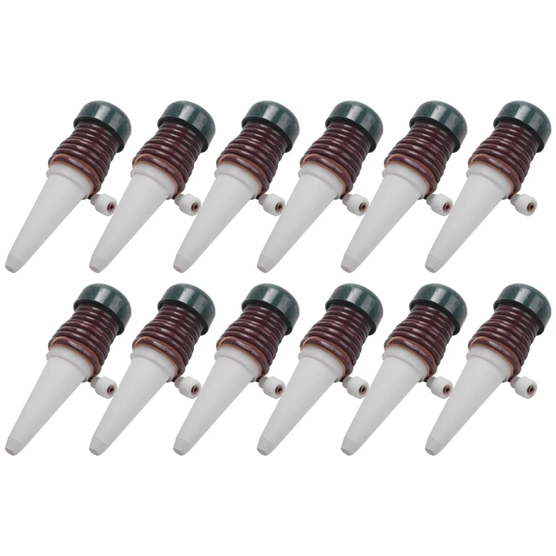 12PCS Ceramic Self Watering Spikes Automatic Plants Drip Irrigation Water Stakes For Indoor Outdoor Garden
12PCS Ceramic Self Watering Spikes Automatic Plants Drip Irrigation Water Stakes For Indoor Outdoor Garden