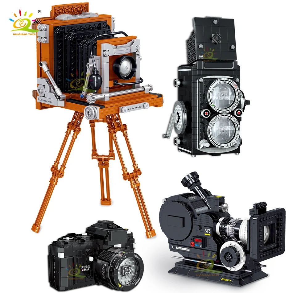 HUIQIBAO Classic Retro Instant Camera Micro Model Building Blocks City Mini Constructor Bricks Toys For Children Friend Gift
HUIQIBAO Classic Retro Instant Camera Micro Model Building Blocks City Mini Constructor Bricks Toys For Children Friend Gift