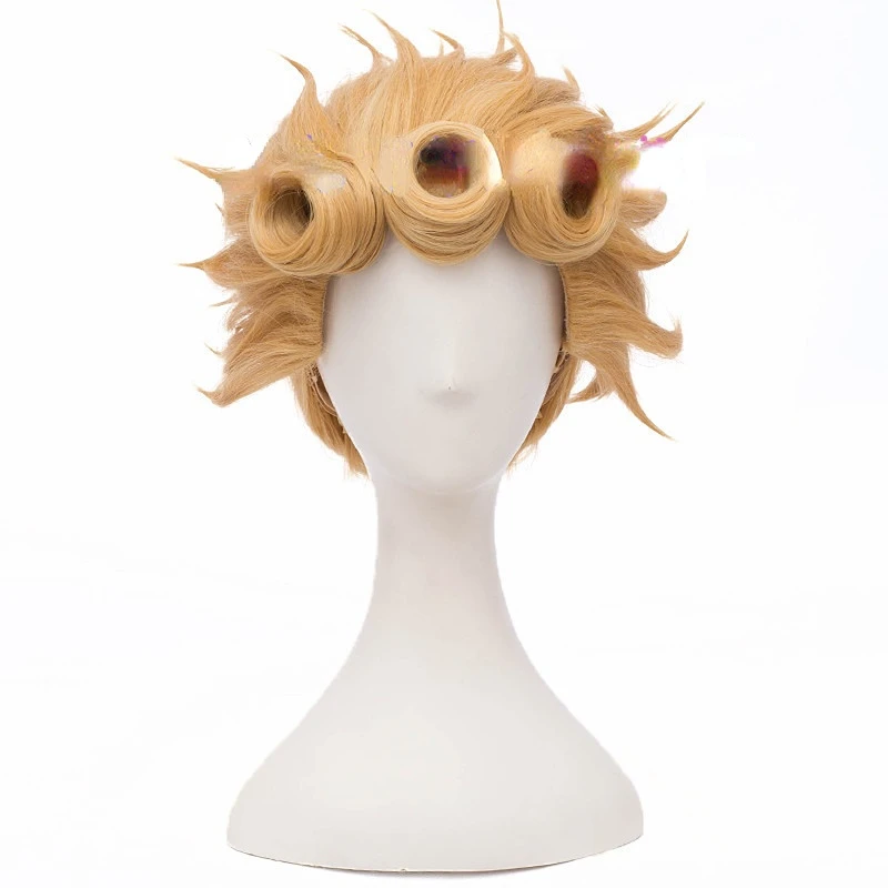 Anime JoJo's Bizarre Adventure Golden Wind Cosplay Wig JoJo No Kimyou Na Bouken Giorno Giovanna Wigs Hair + Free Wig Cap
Anime JoJo's Bizarre Adventure Golden Wind Cosplay Wig JoJo No Kimyou Na Bouken Giorno Giovanna Wigs Hair + Free Wig Cap