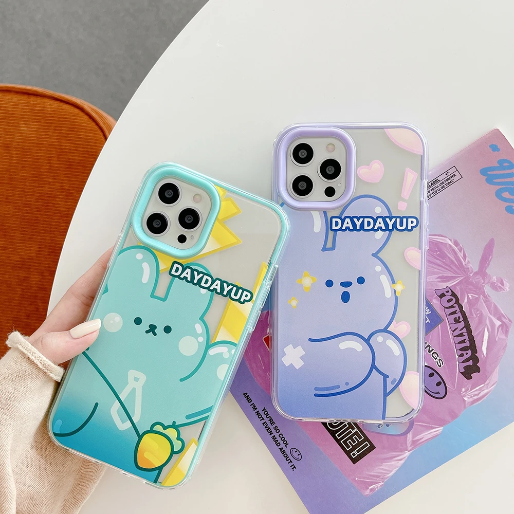 Cute Cartoon Rabbit Creative Triple Phone Cases For iPhone 12 11 Pro Mini Max XR XS MAX X 7/8Plus Girl Shockproof Soft TPU Shell
Cute Cartoon Rabbit Creative Triple Phone Cases For iPhone 12 11 Pro Mini Max XR XS MAX X 7/8Plus Girl Shockproof Soft TPU Shell