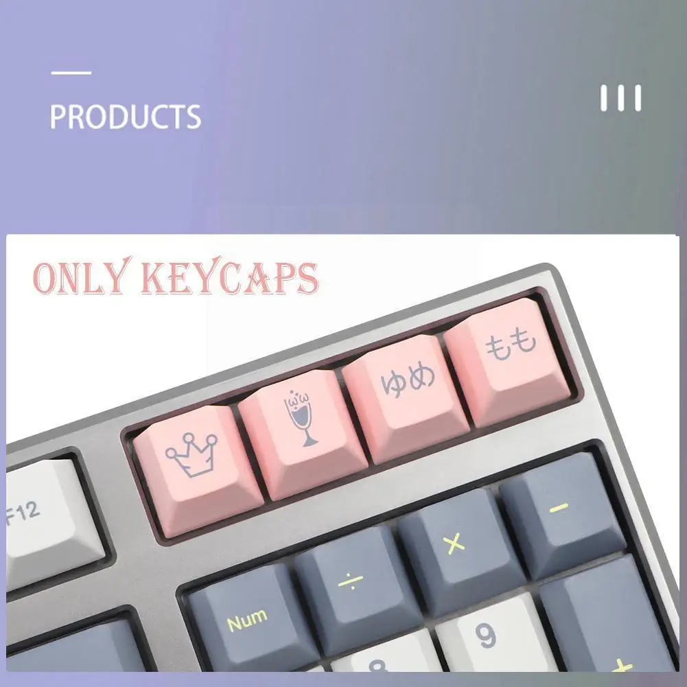 Decorative Pbt 135 Keys Keycaps Cover Peach Dream Profile For Mechanical Keyboard R9m3
Decorative Pbt 135 Keys Keycaps Cover Peach Dream Profile For Mechanical Keyboard R9m3