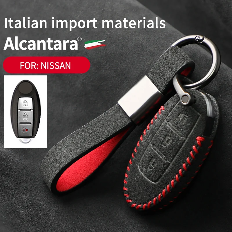 Alcantara for Nissan Qashqai Juke Note Almera Teana Tiida suede key case cover buckle
Alcantara for Nissan Qashqai Juke Note Almera Teana Tiida suede key case cover buckle