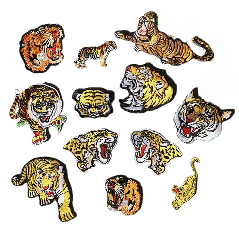 30pcs/Lot Luxury Gold Tiger Leopard Embroidery Patch Shirt Bag Clothing Decoration Accessory Craft Diy Applique 
30pcs/Lot Luxury Gold Tiger Leopard Embroidery Patch Shirt Bag Clothing Decoration Accessory Craft Diy Applique