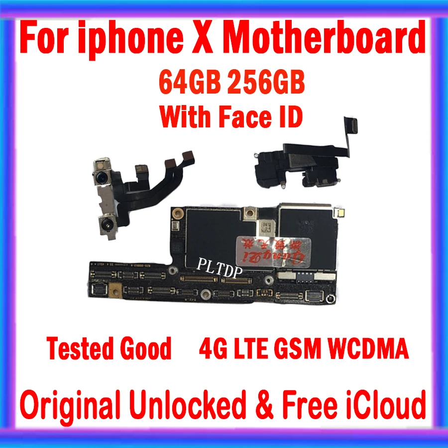 Полные чипы 100% протестированы для материнской платы iphone X 64 Гб 256 ГБ оригинальная бесплатная логическая плата icloud с/без Face ID поддержка обновленной платы
Полные чипы 100% протестированы для материнской платы iphone X 64 Гб 256 ГБ оригинальная бесплатная логическая плата icloud с/без Face ID поддержка обновленной платы